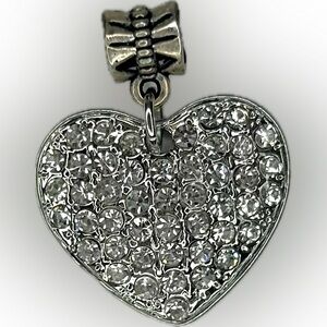 Swarovski Crystal Heart Pendant Chocker Necklace New With Tags